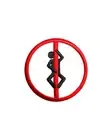 No climbing Patch Embroidery Iron on Sew on Patch For Clothes 7cm