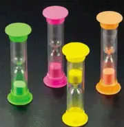 Set of 4 - 3-Minute Sand Timer (Free Shipping with 6 Purchases)