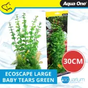 Aqua One Ecoscape Large Baby Tears Green Plastic Plant 30cm - Large (28399)