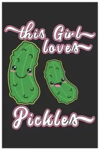 在飛比找博客來優惠-This Girl Loves Pickles: Cute 