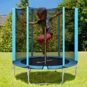 Trampoline 6FT Kids Trampolines Safety Net Pad Round Blue FT-BL