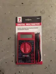 NEW 7 FUNCTION DIGITAL MULTIMETER DC AC MULTI-TESTER VOLTMETER OHM