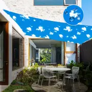 Blue Sky Sun Shade Sail Canopy Outdoor Patio Lawn Garden Cover Rectangle Square
