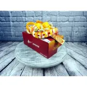 Crocs Classic Honey Nut Cheerios Clog Orange/White Kids J4 NIB