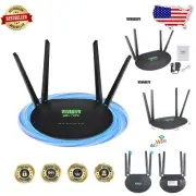 Fast Unlocked Mobile WiFi Router with SIM Card Slot - Ideal for Home & Gaming