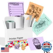 Memoking M02 Thermal Printer Sticker Paper Compatible with Phomemo M02 M02E Q