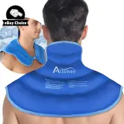 Ice Pack Neck Shoulders Cold Compression Reusable Gel Pack Upper Back Wrap Blue