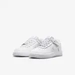 【NIKE 耐吉】休閒鞋 童鞋 中童 兒童 運動鞋 魔鬼氈 FORCE 1 LOW EASYON PS 白 FN0237-111