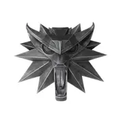 The Witcher 3 Wild Hunt Wolf Hanging Wall Sculpture 8x7in