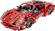 iM.Master Pull Back Super Car, 437 Pieces, Red