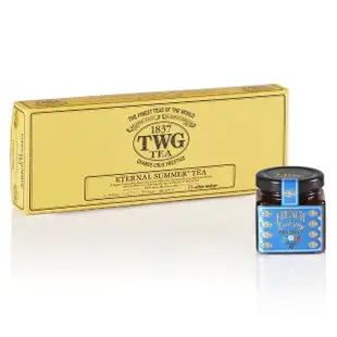 【TWG Tea】純棉茶包果醬雙享禮物組(盛夏緋紅 15包/盒+茶香果醬口味任選)