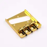 KD By AxLabs Tele Style 3-Saddle Bridge for String-Through-Body - Gold