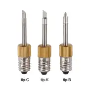 Soldering Iron Tip E10 Interfaces Steel Welding Tip Anti-Corrosion USB Soldering