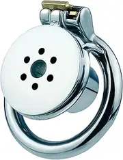 HGDTYRI Penis Cage Negative Breathable Chastity Cage Men 4 Ring Sizes BDSM Chastity Belt Abstinence Sex Toy for Men Couples(B-45mm)