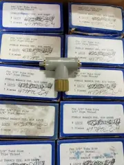 Bowman 12272 477PTC-6-4 Female Branch Tee 3/8" Tube 1/4" NPT Air Brake -Box of 5