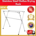 Adjustable Foldable Stainless Steel Clothes Drying Rack – Large Laundry Airer