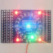 DIY Kits CD4017+ NE555 Rotating LED SMD Soldering Practice Skill Training Board
