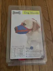 DOGLEMI DOG MUZZLE SIZE XXL, NEW RED AND BLUE