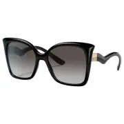 Womens Dolce & Gabbana Sunglasses Dg6168 Black/ Light Grey Gradient Sunnies