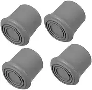Beaupretty 4Pcs Non Slip Rubber Foot Covers for Shower Chair Commode Bath Chair Cane Replacement Tips to Protect Floors from Scratches Enhance Stability