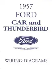 1957 FORD & THUNDERBIRD WIRING DIAGRAM MANUAL