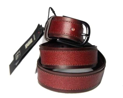 Ted Baker Bovine Leather Belt Oxblood Red Men's Size 30