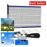 Ultimate Badminton Game Set for 4 Players - Includes Rackets, Shuttlecocks & Net