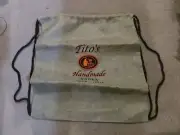 TITO'S HANDMADE VODKA BURLAP CANVAS DRAWSTRING BACKPACK BAG NEW