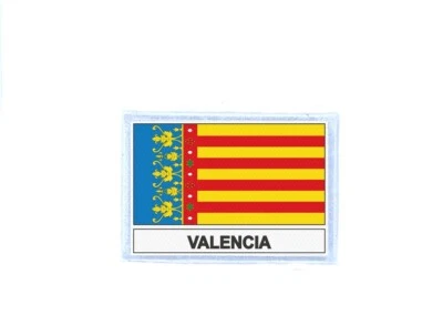 Patch badge iron on glue flag country valencia valenciana spain