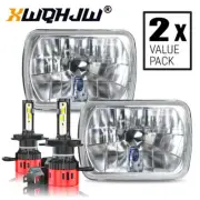 For Mitsubishi Mighty Max Nissan 7x6"inch LED Headlight High/Low Beam DOT 70W H4 (for: Mitsubishi)