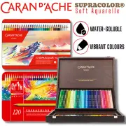 Caran d'Ache Supracolor Soft Aquarelle Pencil Set, Lightfast, Watercolour