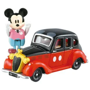 ☆勳寶玩具舖【現貨】TAKARA TOMY 多美小汽車 DREAM TOMICA DS #176 老爺車+米奇人偶