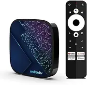Android 11 TV Box, Amlogic S905Y4 Quad Core 64 Bits, 4GB RAM 32GB ROM 100M/1000M LAN Dual-WiFi 2.4G/5G AV1 8K/6K/4K 3D USB 3.0 BT 4.2 Set Top Box,2gb+8gb