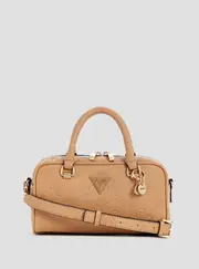 GUESS Women's Beige Cresidia Small Satchel Bag