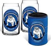 Canterbury Bulldogs NRL Rugby League Can Glasses and Can Cooler
