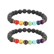 Couples Matching Chakra Beaded Bracelets