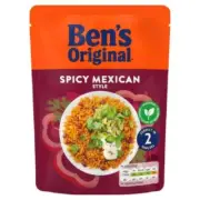 BENS ORIGINAL SPICY MEXICAN MICROWAVE RICE 220G