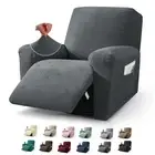 Recliner Chair Covers 3 Pieces Lazy Boy Covers for Recliner with Pockets, Was...