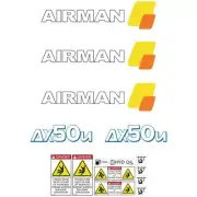 Airman AX50U-4 Decals - Repro Stickers Kit