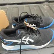 Asics Gel-Challenger 13 Mens Black Blue Lace Up Low Top Athletic Sneaker Sz 10.5
