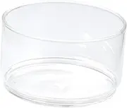 Ciieeo Stackable Transparent Glass Bowl Heat Resistant Salad and Fruit Container for Easy Viewing and Space Saving for Storing Snacks Vegetables and Milk