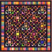 BUNAKEN - 77" x 77" - Quilt-Addicts Pre-cut Patchwork Quilt Kit