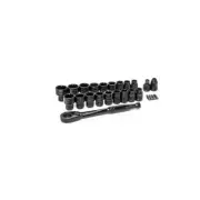 X6 3/8 In. Drive Standard Sae/Metric Ratchet and Socket Set (25-Piece)