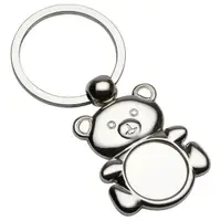 在飛比找momo購物網優惠-【REFLECTS】泰迪熊鑰匙圈 銀(吊飾 鎖匙圈)