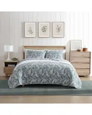 Eddie Bauer Fern Garden Reversible Cotton Quilt Set