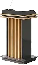 Lectern Podium Stand, Podium Stand Wooden Speaking Lectern Pulpitos para Iglesias with Shelf Lecterns Church Pulpits Teacher's Podium for Hotel Restaurant Activity Podium,