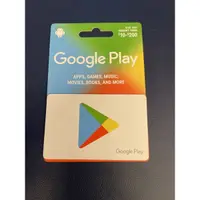 在飛比找蝦皮購物優惠-Google Play Gift Card 禮品卡 禮物卡 