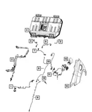 Genuine Mopar High Voltage Wiring 68477078AB