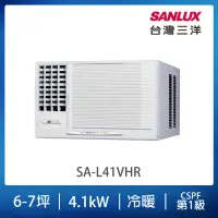 在飛比找momo購物網優惠-【SANLUX 台灣三洋】6-7坪左吹變頻R32系列冷暖窗型