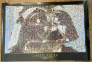 Darth Vader Star Wars Poster Composed of 100s of Mini Star Wars Movie Scenes